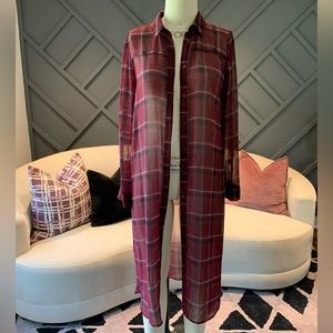 BCBGENERATION sheer cardigan small, new without tags